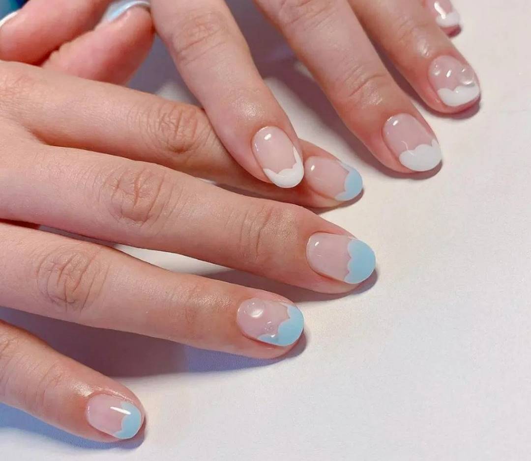 Mẫu nail chủ đề mùa hè đơn giản